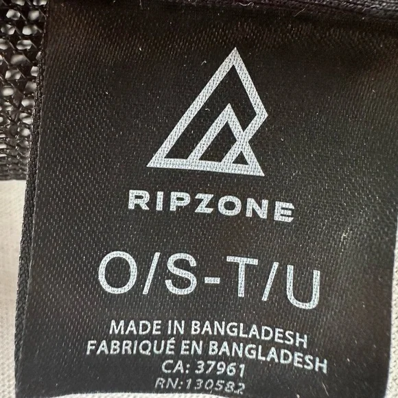 Ripzone Youth Boys/Mens Black Camo Trucker Hat - Picture 6 of 6